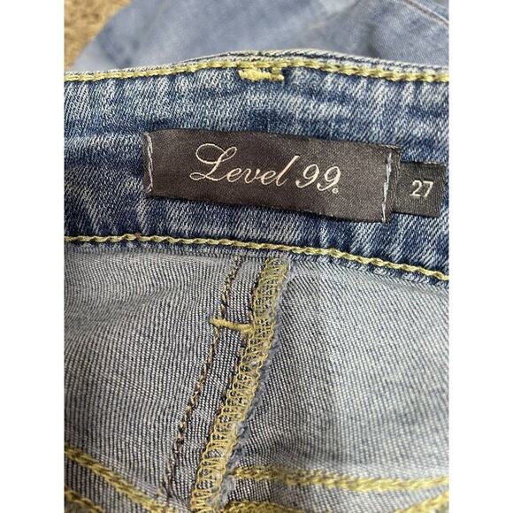 Level 99 Lily‎ Straight Skinny Jean's by Anthropologie Women's Size 27 - Picture 6 of 7